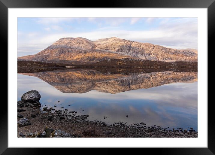Loch Stack  Framed Mounted Print by Maxine Stevens