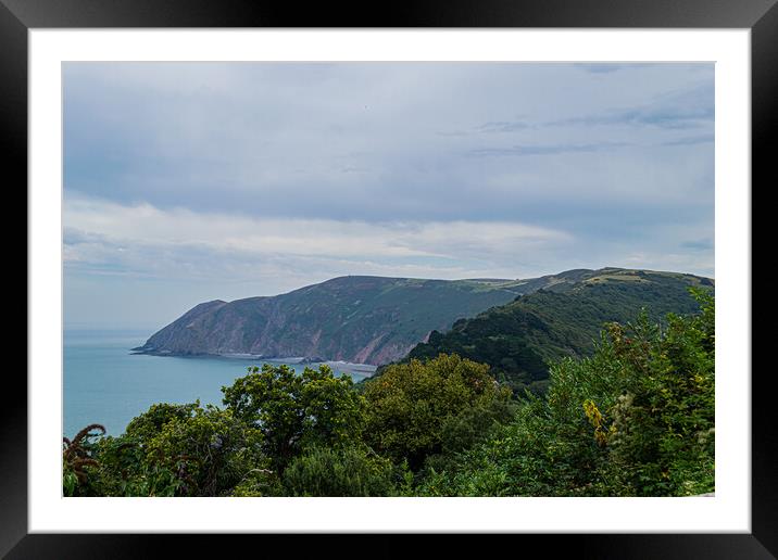 Lynmouth Bay Framed Mounted Print by Steve Purnell