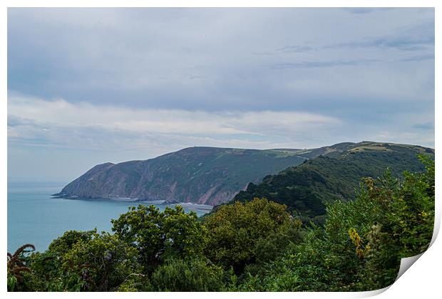 Lynmouth Bay Print by Steve Purnell