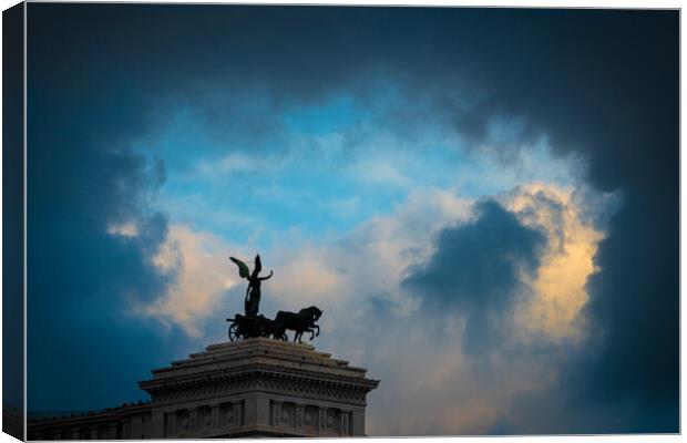 A Break In The Clouds Canvas Print by Chris Lord