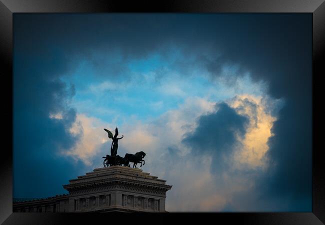 A Break In The Clouds Framed Print by Chris Lord