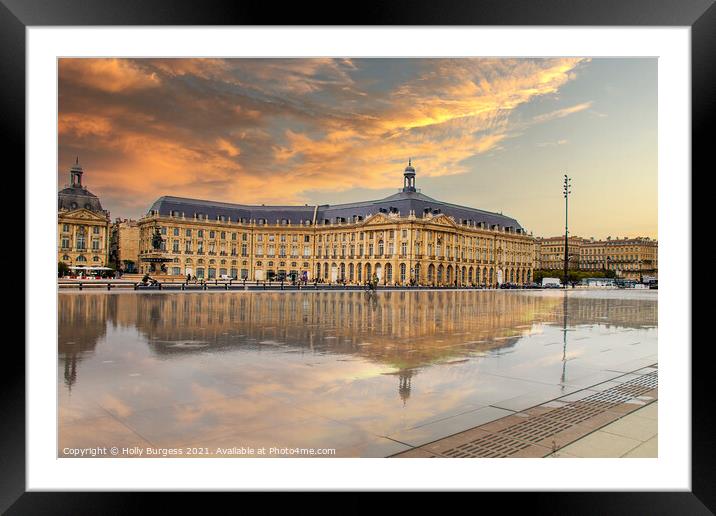Palais Rohan built in Honour of Archbishop, Frenard Maximillen  Framed Mounted Print by Holly Burgess