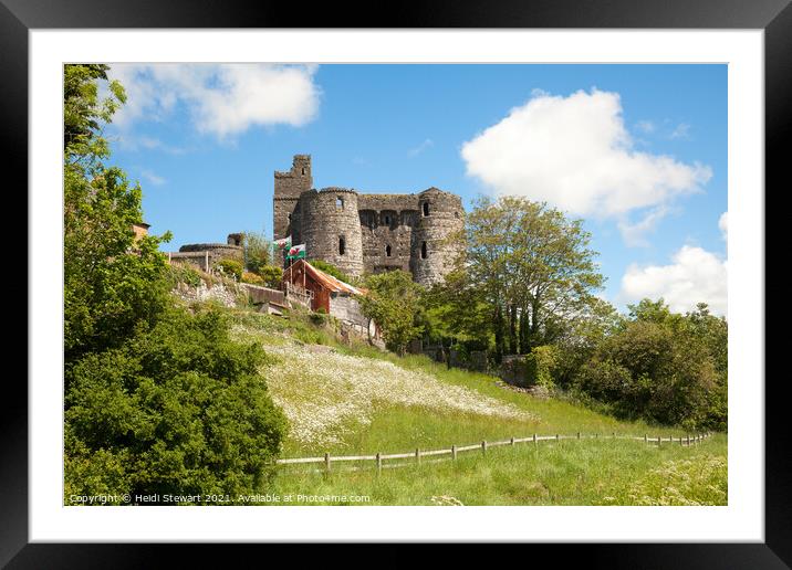 Kidwelly Castle, Carmarthenshire Framed Mounted Print by Heidi Stewart