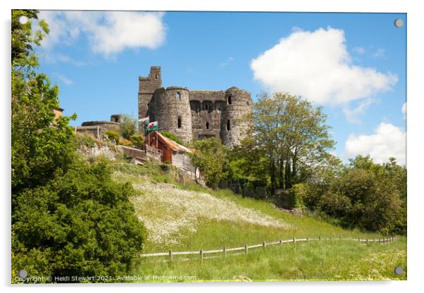 Kidwelly Castle, Carmarthenshire Acrylic by Heidi Stewart