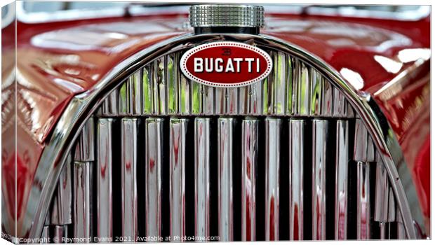 Bugatti type 57 Canvas Print by Raymond Evans