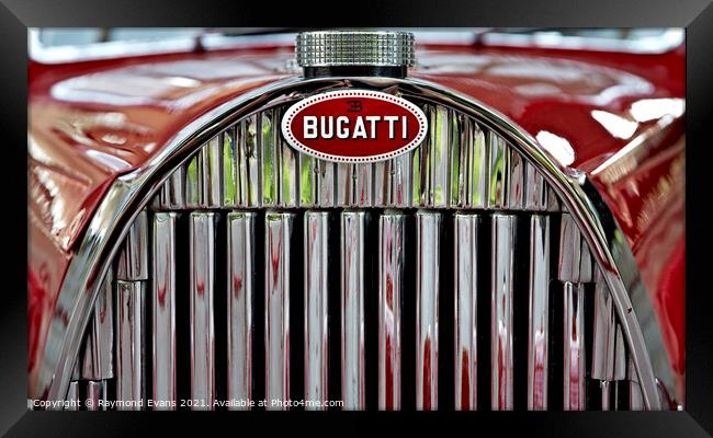 Bugatti type 57 Framed Print by Raymond Evans