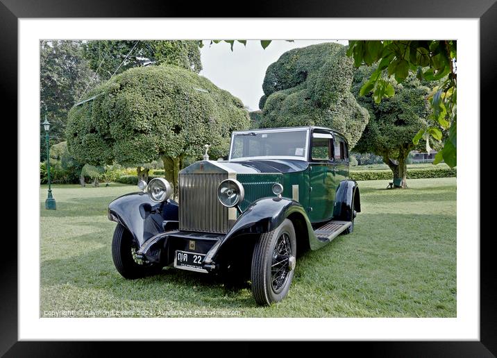 Rolls Royce Silver Ghost  Framed Mounted Print by Raymond Evans