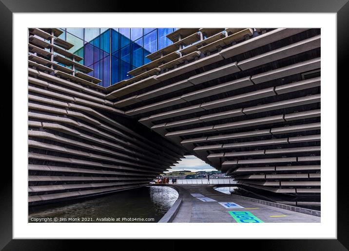  The V&A in Dundee Framed Mounted Print by Jim Monk