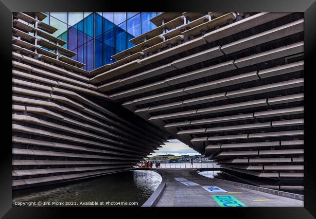  The V&A in Dundee Framed Print by Jim Monk