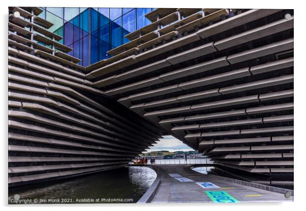  The V&A in Dundee Acrylic by Jim Monk