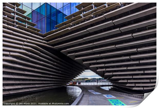  The V&A in Dundee Print by Jim Monk