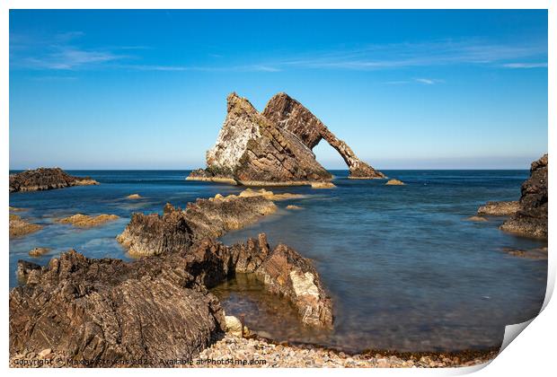 Bow Fiddle Rock Print by Maxine Stevens