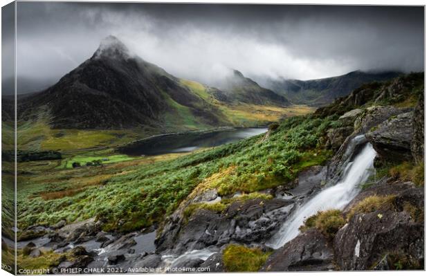 moody mountains 609 Canvas Print by PHILIP CHALK