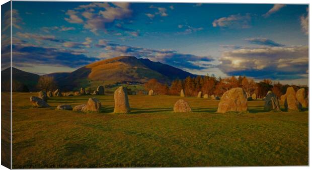 Castlerigg Stone Circle Canvas Print by Mark Hetherington