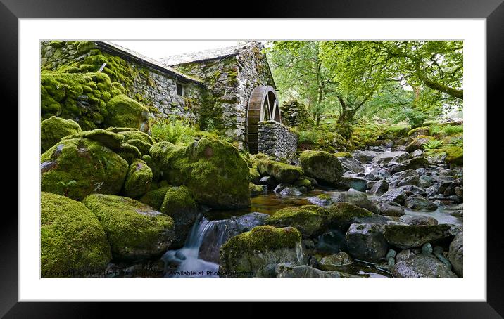 Borrowdale Mill Lake District Framed Mounted Print by Mark Hetherington