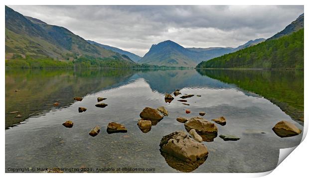 Buttermere and Fleetwith Pike Lake District Print by Mark Hetherington