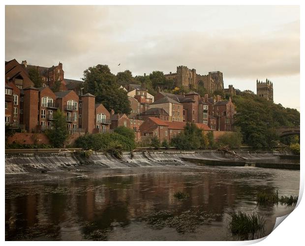 Durham Castle and Cathedral Print by Rob Cole