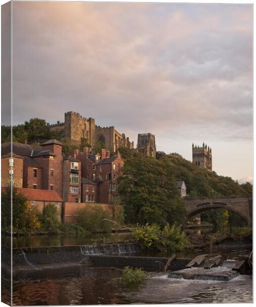 Majestic Durham Castle and Cathedral Canvas Print by Rob Cole