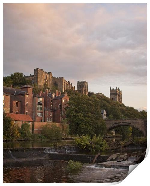 Majestic Durham Castle and Cathedral Print by Rob Cole
