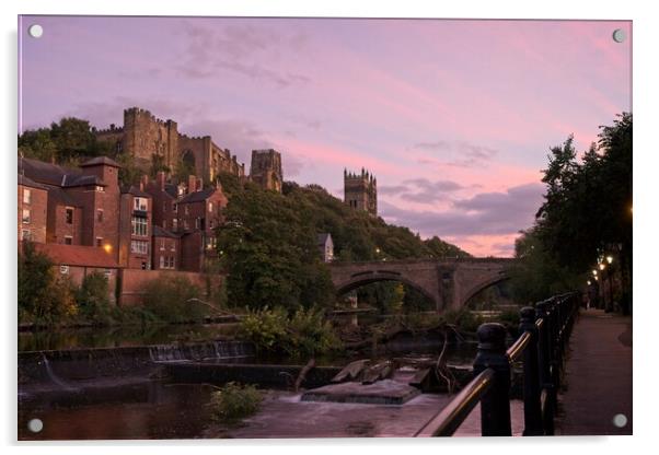 Majestic Durham Cathedral Acrylic by Rob Cole