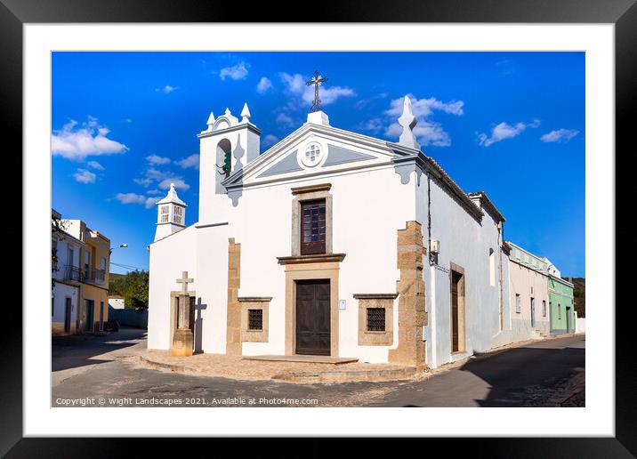 Hermitage of Our Lady of Pé da Cruz Framed Mounted Print by Wight Landscapes