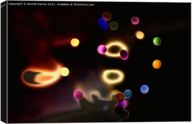 Lights Canvas Print by Rachid Karroo