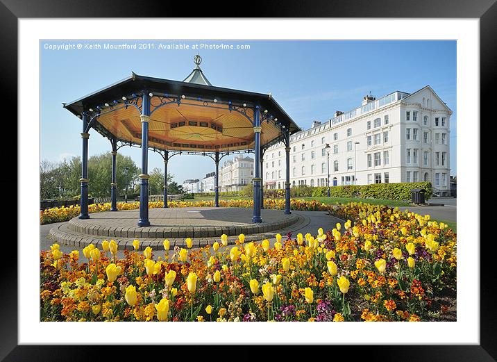 The Bandstand Framed Mounted Print by Keith Mountford