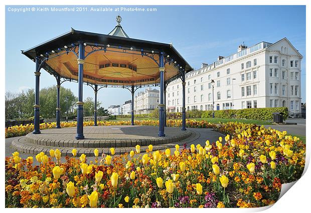 The Bandstand Print by Keith Mountford