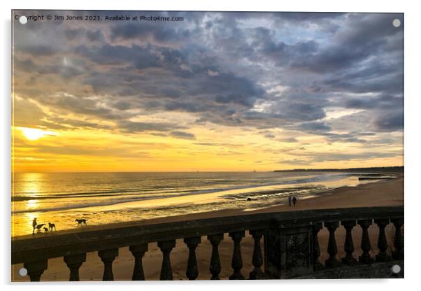 Sunrise over the Balustrade Acrylic by Jim Jones