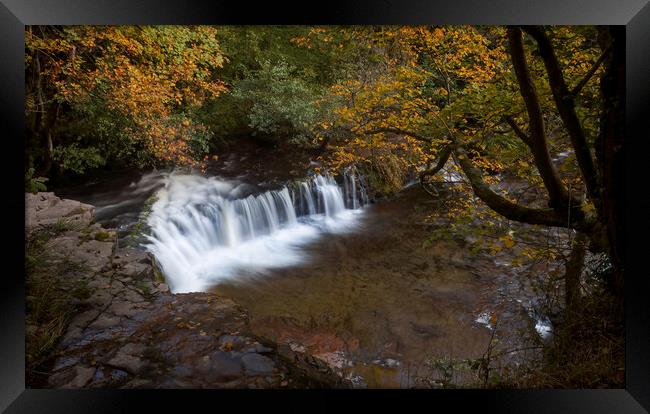 Autumn at Waterfall Country Framed Print by Leighton Collins