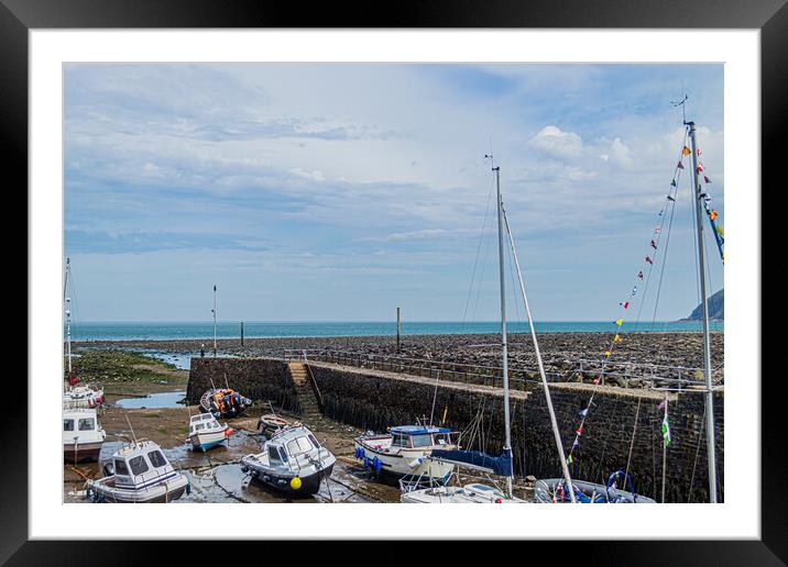 Lynmouth Harbour 2 Framed Mounted Print by Steve Purnell