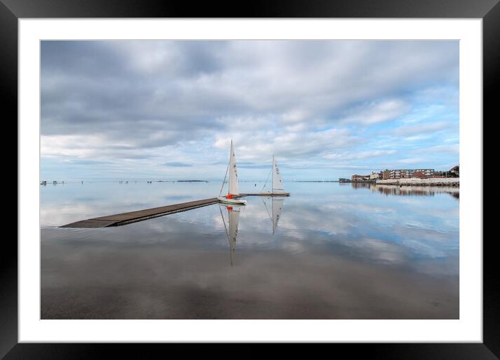 Tranquil Waters of West Kirby Framed Mounted Print by Wendy Williams CPAGB