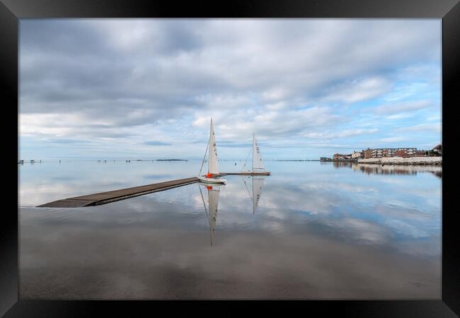 Tranquil Waters of West Kirby Framed Print by Wendy Williams CPAGB