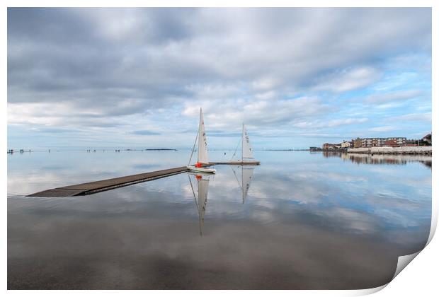 Tranquil Waters of West Kirby Print by Wendy Williams CPAGB