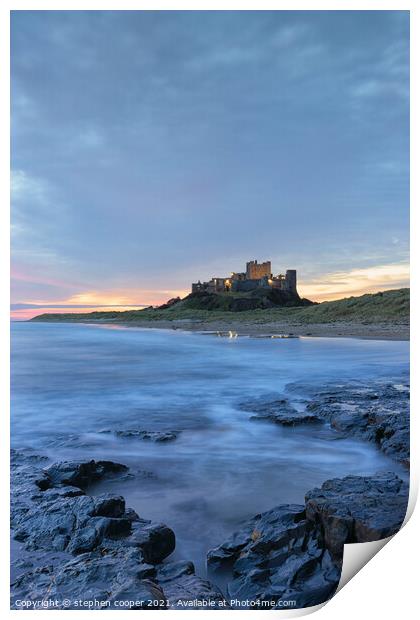 the castle  Print by stephen cooper