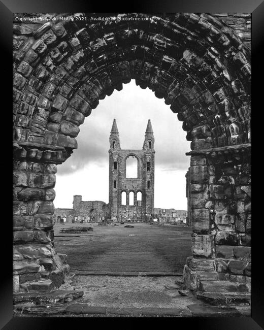 St Andrews Cathedral  Framed Print by Navin Mistry