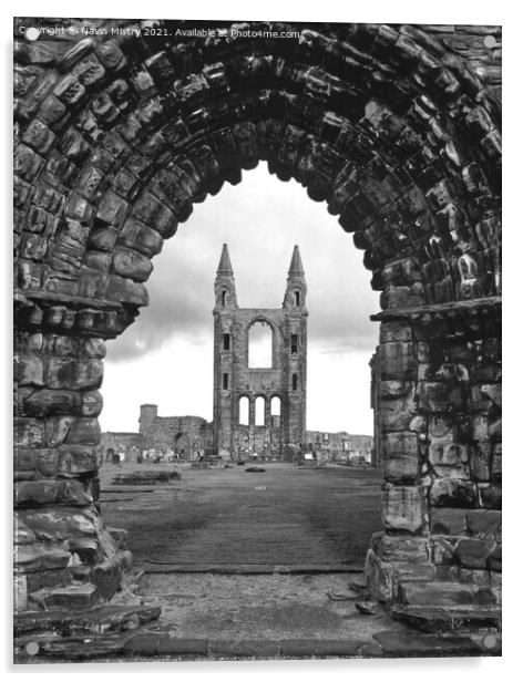 St Andrews Cathedral  Acrylic by Navin Mistry