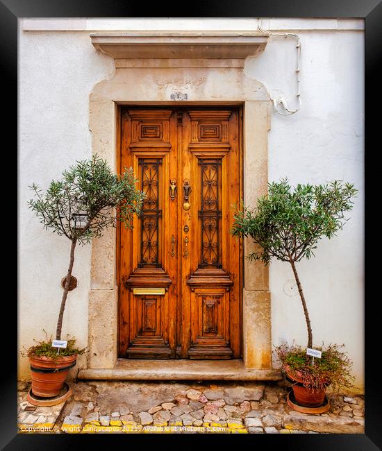 The Door Framed Print by Wight Landscapes