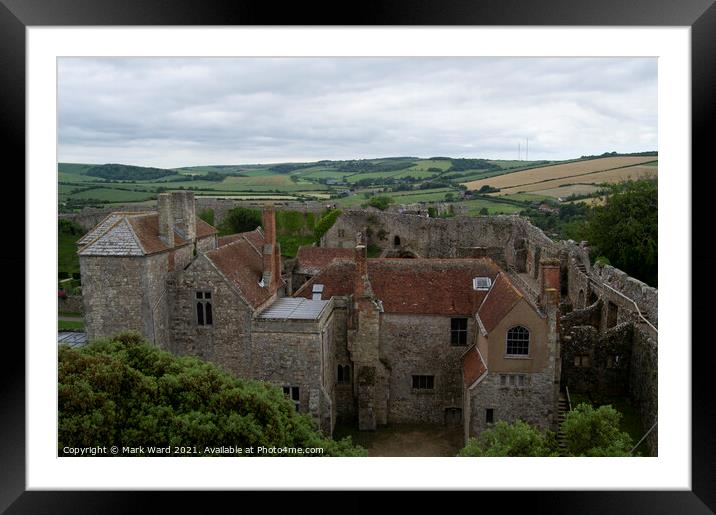 Carisbrooke Castle. Isle of Wight. Framed Mounted Print by Mark Ward