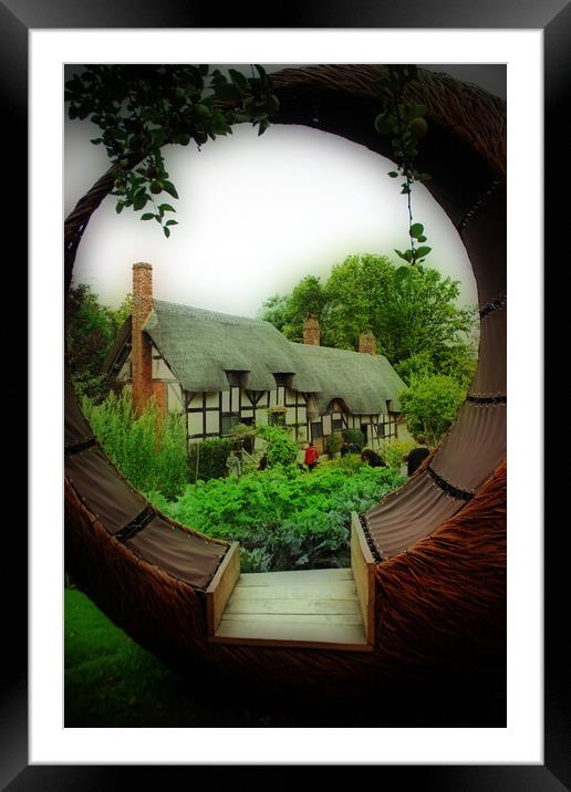 Anne Hathaway's Cottage Shottery Stratford upon Avon Framed Mounted Print by Andy Evans Photos