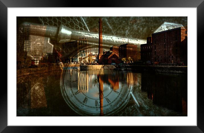 time reflected Framed Mounted Print by sue davies