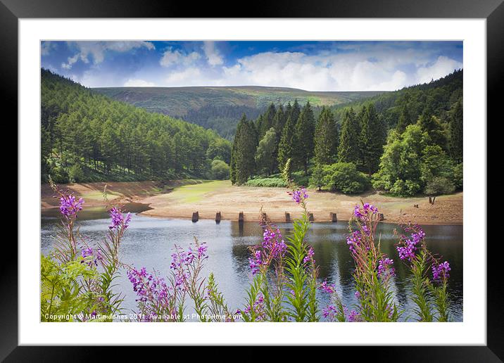 Across to the Ouzeldon Pillars Framed Mounted Print by K7 Photography