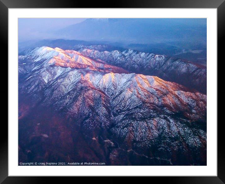 Outdoor mountain Framed Mounted Print by craig hopkins