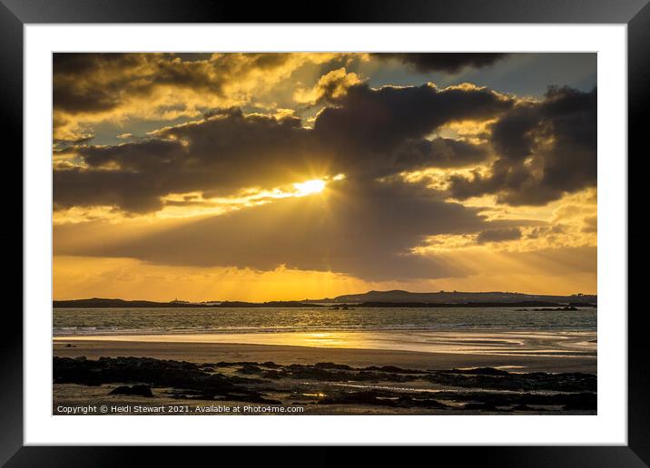 Rhosneigr Beach, Anglesey Framed Mounted Print by Heidi Stewart