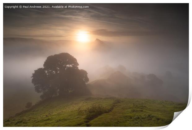 Chrome Hill Sunrise Print by Paul Andrews