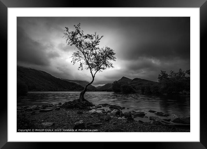 dark and moody 613 Framed Mounted Print by PHILIP CHALK