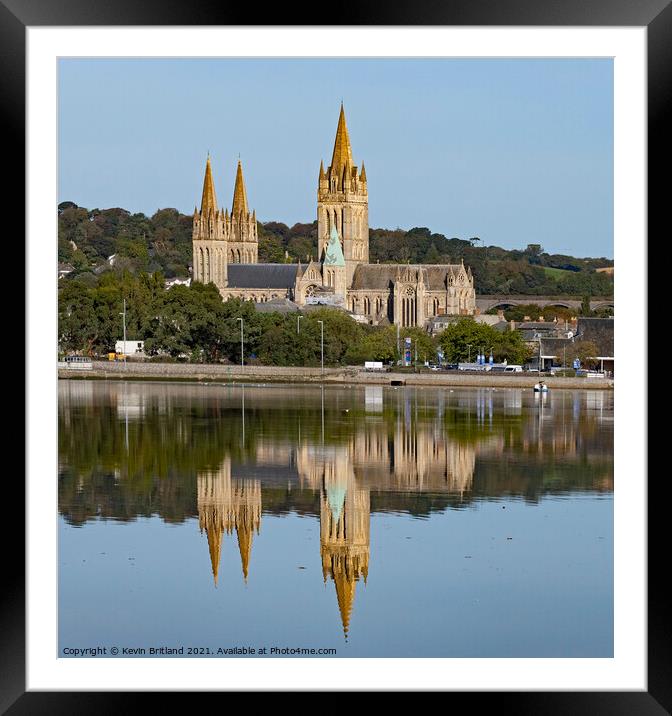 Truro cathedral Framed Mounted Print by Kevin Britland
