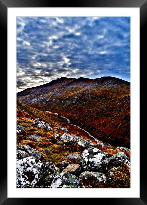  The Nevis ranges Framed Mounted Print by Morag Locke