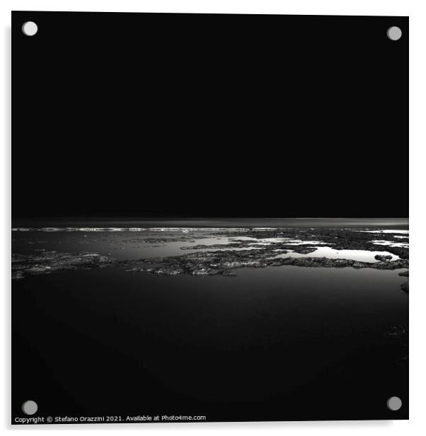 Lunar II (2011) Acrylic by Stefano Orazzini