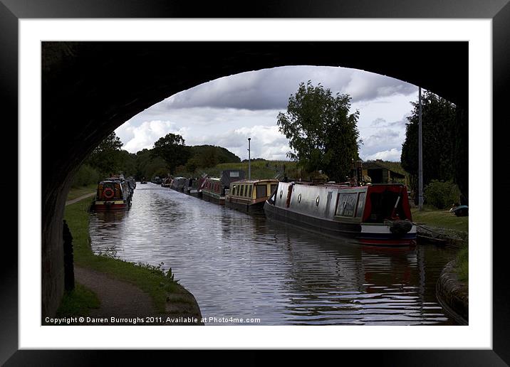 Norbury Junction, Shropshire Union Canal. Framed Mounted Print by Darren Burroughs